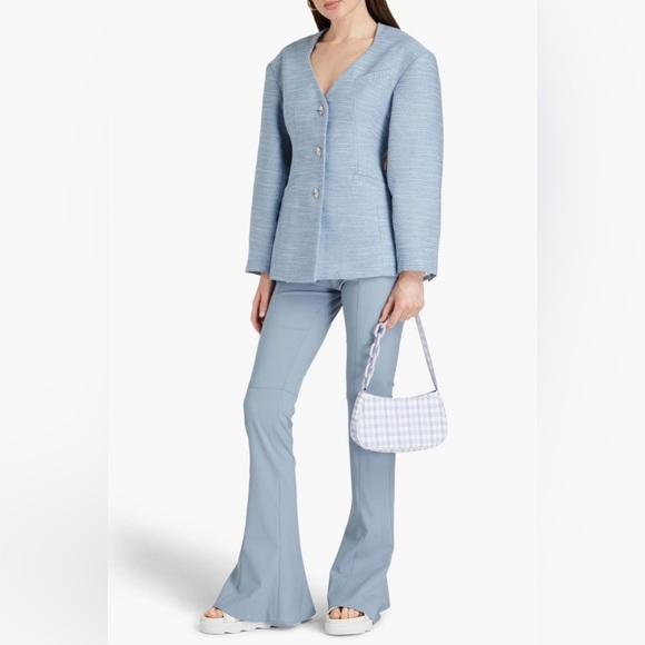 GANNI Light Blue Blazer - Picture 2 of 7